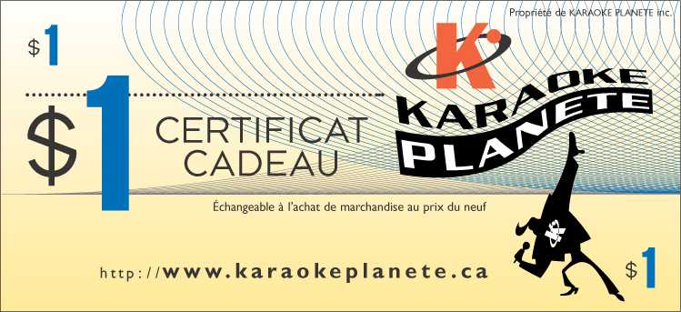 1 $ Karaoké Planète