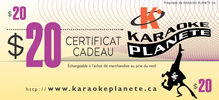 20 $ Karaoké Planète